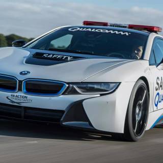 BMW police race car wallpaper
