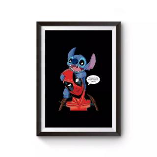 Deadpool and Stitch wallpaper