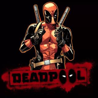 Deadpool and Stitch wallpaper