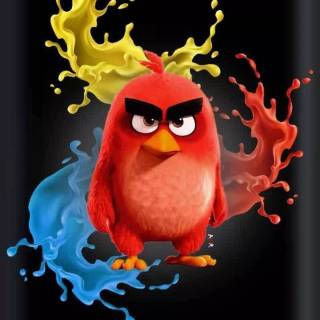 Angry Birds funny wallpaper