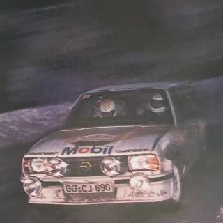 Old rally cars wallpaper