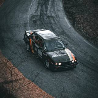Old rally cars wallpaper