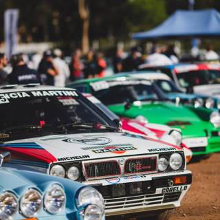 Old rally cars wallpaper