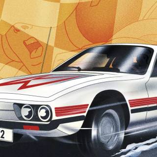 Old rally cars wallpaper