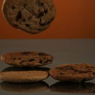 Falling cookies wallpaper