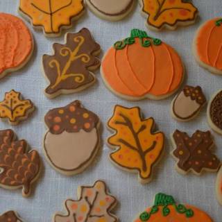 Autumn cookies wallpaper