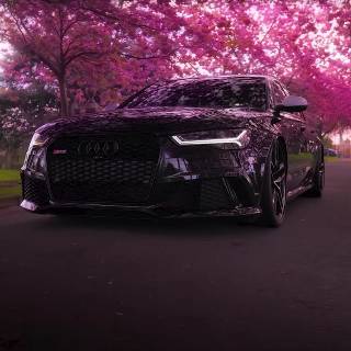 Audi RS6 black wallpaper