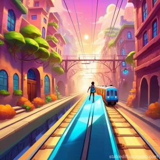 Subway Surfers 2D wallpaper
