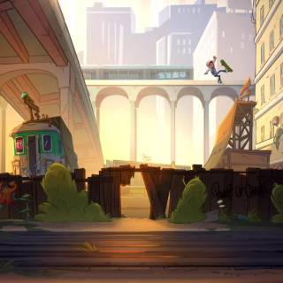 Subway Surfers 2D wallpaper
