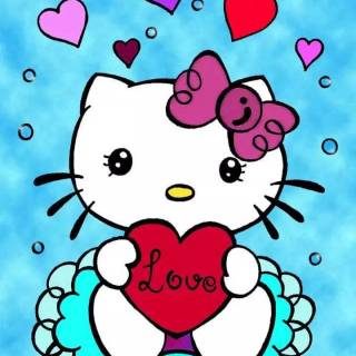 Hello Kitty Valentines Day PFP wallpaper
