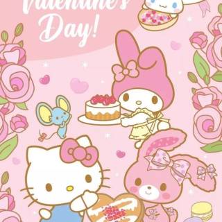 Hello Kitty Valentines Day PFP wallpaper