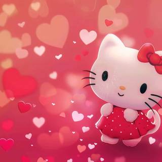 Hello Kitty Valentines Day PFP wallpaper