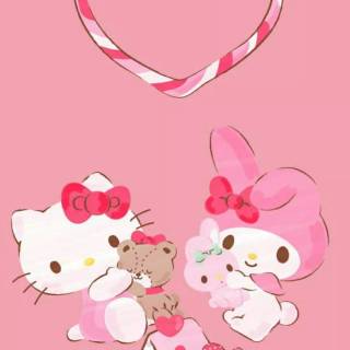 Hello Kitty Valentines Day PFP wallpaper