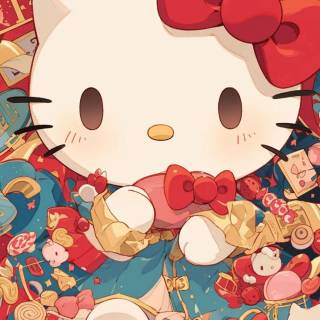 Hello Kitty Valentines Day PFP wallpaper