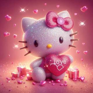 Hello Kitty Valentines Day PFP wallpaper