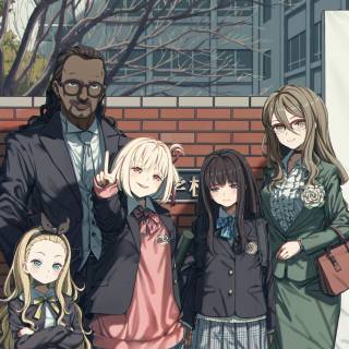 Lycoris Recoil Kurumi wallpaper