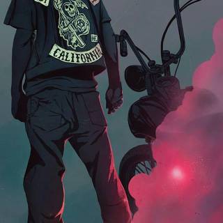 Jax Teller and Opie wallpaper