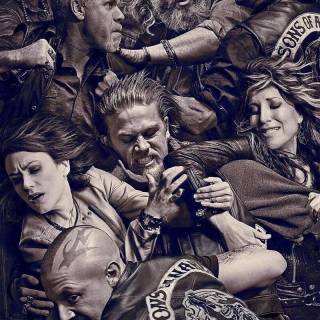 Jax Teller and Opie wallpaper