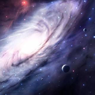 Realistic space wallpaper