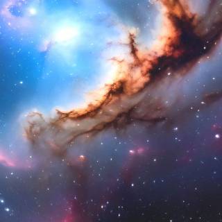 Realistic space wallpaper