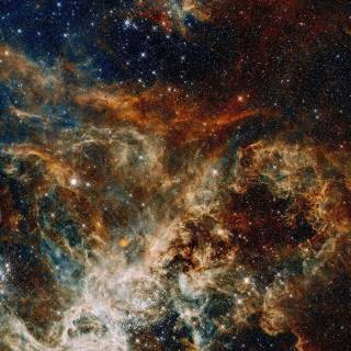 Realistic space wallpaper