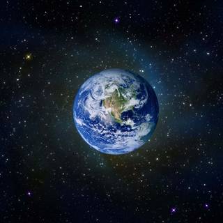 Realistic space wallpaper