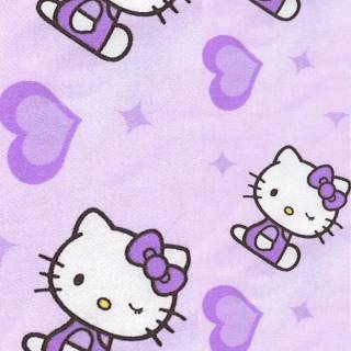 Light purple Hello Kitty wallpaper