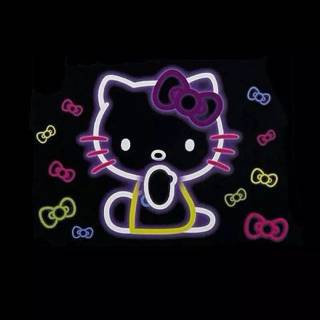 Light purple Hello Kitty wallpaper