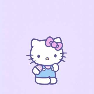 Purple Hello Kitty wallpaper