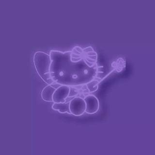 Purple Hello Kitty wallpaper