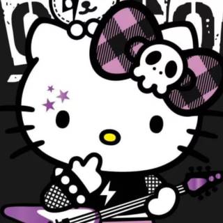 Purple Hello Kitty wallpaper