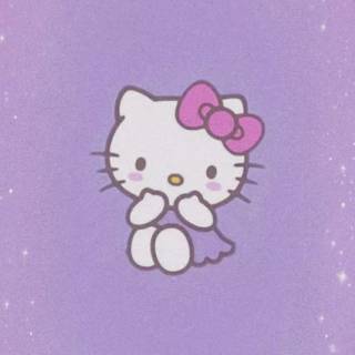 Purple Hello Kitty wallpaper
