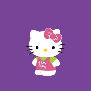 Purple Hello Kitty wallpaper