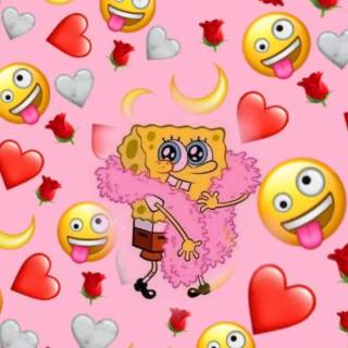 Rose iPhone Emoji wallpaper