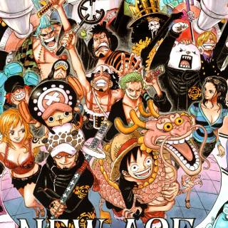 One Piece Luffy and Boa wallpaper