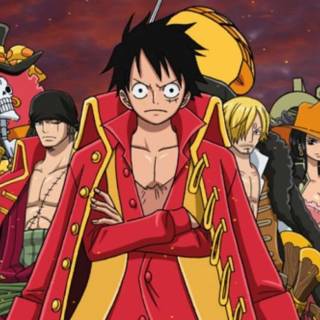 One Piece Luffy and Boa wallpaper