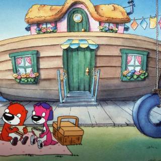 PB&J Otter HD wallpaper