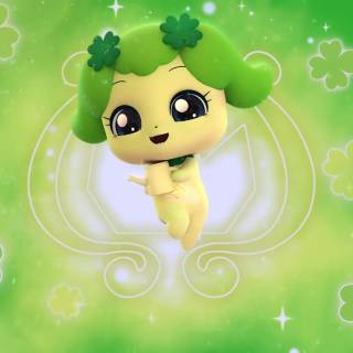 Green Catch! Teenieping wallpaper