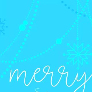 Be merry and bright wallpaper
