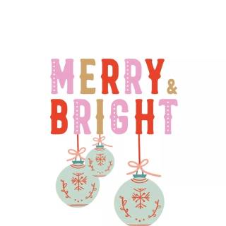 Be merry and bright wallpaper