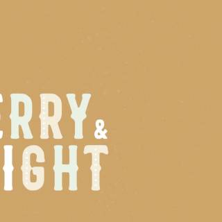 Be merry and bright wallpaper