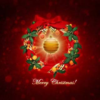 Be merry and bright wallpaper