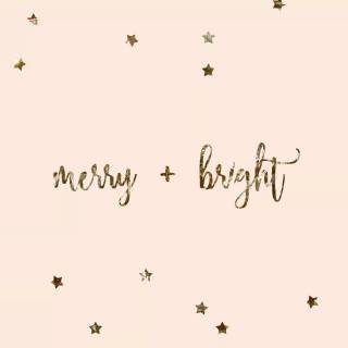 Be merry and bright wallpaper