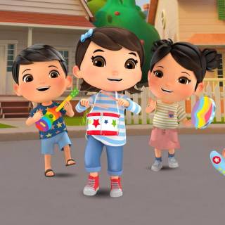 Little Baby Bum Mia wallpaper