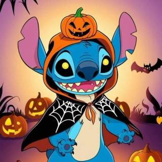 Stitch art wallpaper