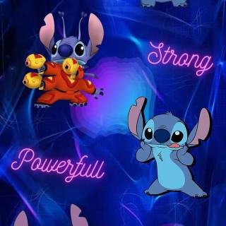 Stitch art wallpaper