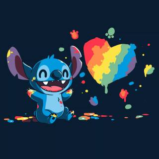 Stitch art wallpaper