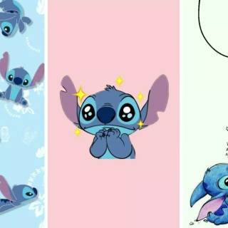 Stitch art wallpaper