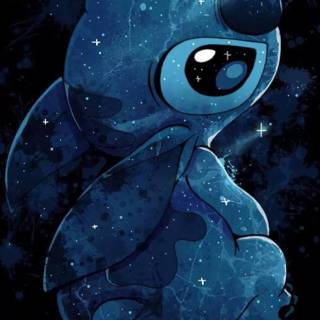 Stitch art wallpaper