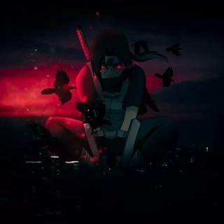 Itachi dark abstract wallpaper